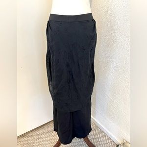 Vintage NYC Tripp Eyelet Lace Layered Long Skirt L